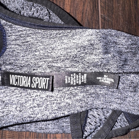 Victoria's Secret Black and Gray Sports Bras - Picture 3 of 4